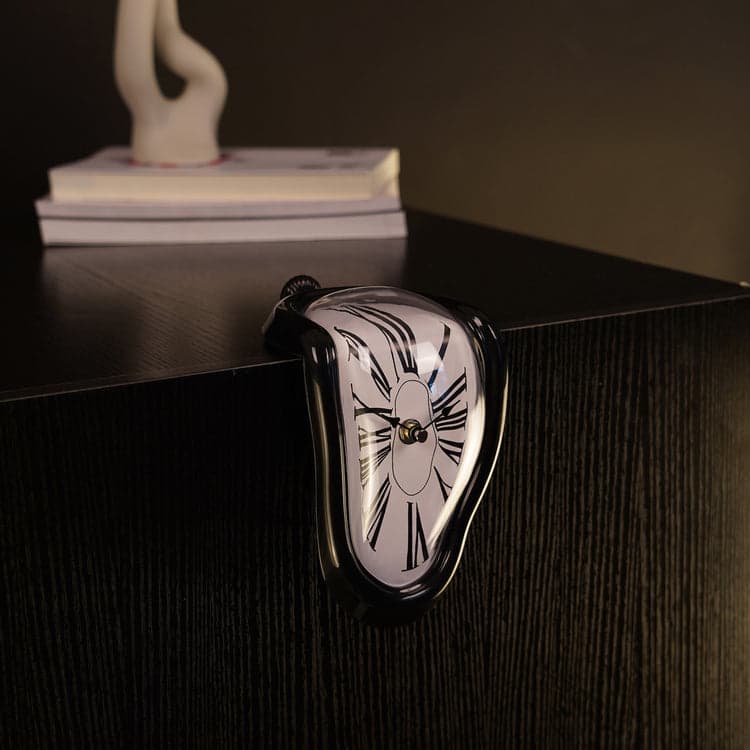 Surreal Melting Distorted Wall Clock