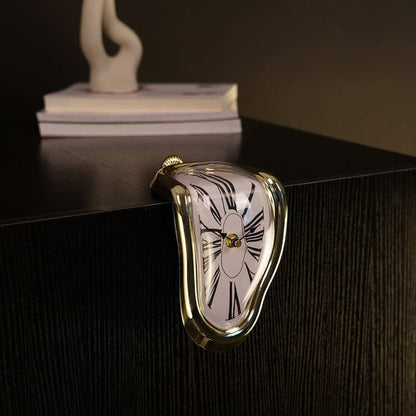 Surreal Melting Distorted Wall Clock