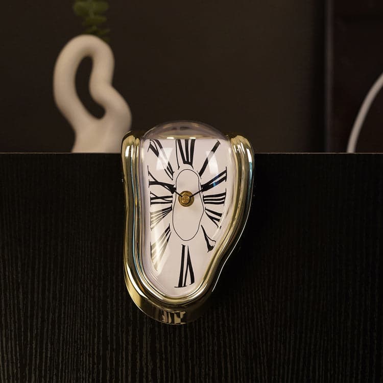 Surreal Melting Distorted Wall Clock