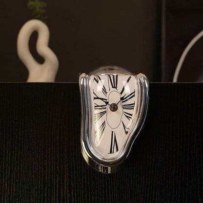 Surreal Melting Distorted Wall Clock