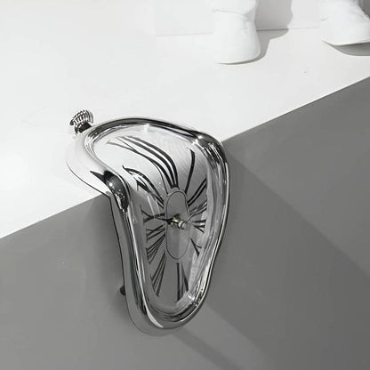 Surreal Melting Distorted Wall Clock