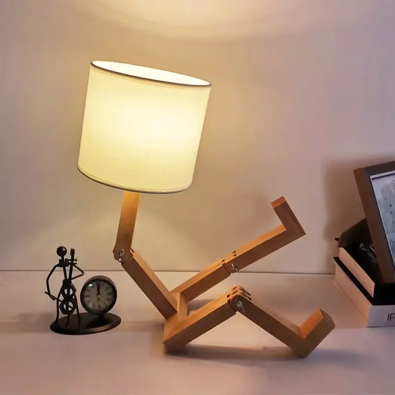 Table Lamp Robot Shape