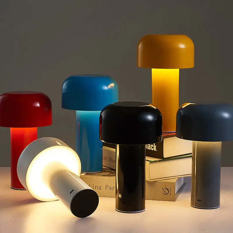 Lumina Notte: Modern Mushroom Table Lamp