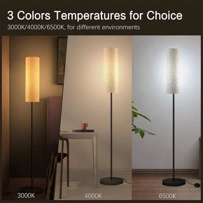 Clara Anderson Linen Floor Lamp