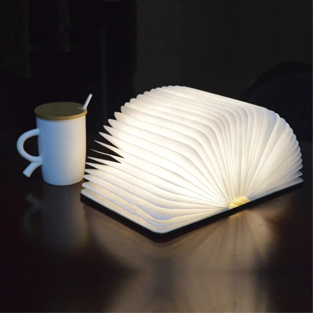 Wooden Book lamp