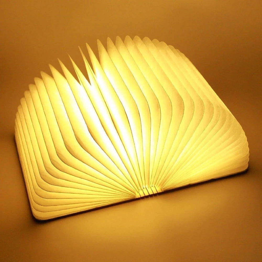 Wooden Book lamp